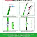 Pole Saw for Tree Trimming - 30 FT Extendable Tree Pruner, Long Handle Tree Trimmer, High Reach Branch Cutter, Heavy Duty Pole Pruning Saw, Tree Cutting Tool for Hard-to-Reach Branches