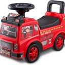 VEVOR Ride On Push Car for Toddlers, Ages 19+ Months, Ride Racer, Sit to Stand Toddler Ride On Toy, Kids Ride On Car with Music Steering, Horn & Under Seat Storage, Ride On Toy for Boys Girls, Red, X-Large