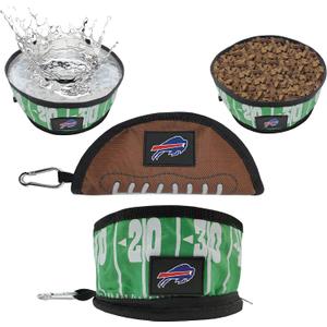 Pets First NFL Collapsible Pet Bowl (Buffalo Bills)