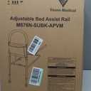 Vaunn Medical Bed Rail for Elderly Adults Safety, ASTM F3186-17 Certified, Adjustable Bed Assist Handle and Grab Bar for Seniors, 300 lb, Tool-Free Assembly