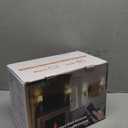 TOOWELL Battery Operated Wall Sconce Set of 2, Gold Rechargeable Wall Lights Fixtures 8000mAh Dimmable LED with Remote Wireless Wall Lamps Timer for Bedroom Hallway Bathroom Living Room Decor