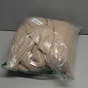 MIULEE Pinch Pleated Thick Linen Curtains 84 Inches Long 2 Panels for Living Room Bedroom, Memory Trained Pleat Drapes Back Tab Light Filtering Country Farmhouse Brown Burlap Curtains with Hooks&Rings