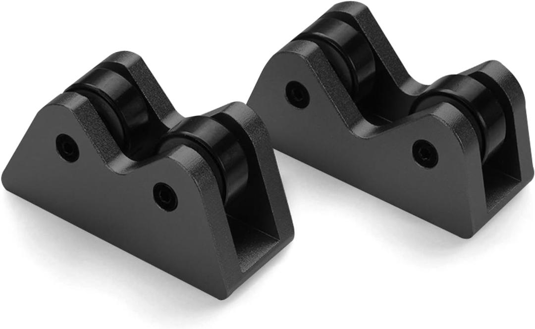 2Pcs Pool Cue Straightness Checker, Billiard Cue Straightness Checker, Pool Cue Lathe, Billiard Training Aids (Black)