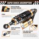 11" 280mm Pair Rear Adjustable Air Shock Absorbers eye to eye 50-110cc for Yamaha for HONDA for Suzuki for Kawasaki Go Kart Scooter
