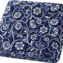 hyha Printed Couch Cushion Covers, Floral Sofa Covers Washable for Cushion Couch, Stretch Pattern Outdoor Cushion Covers for Patio Furniture with Elastic Bottom(Small, Baroque)