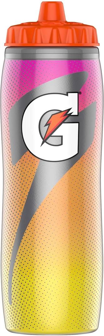 Gatorade Insulated Squeeze Bottle (30oz (Pack of 1), Fusion Sweet Fire)
