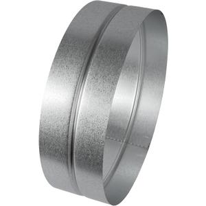 Vent Systems 12'' Inch Galvanized Steel Duct Connector - Round Ventilation Duct Extension - Metal Dryer Vent Coupler - Metal Hose Coupling - Dryer Pipe Connector Fittings - Inline HVAC Ducting Insert