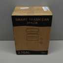 2 Pack 2.7 Gal Bathroom Trash Can with Lid, Automatic Trash Can Small Smart Garbage Can Touchless, Slim Motion Sensor Waterproof Plastic Trash Bins for Bedroom Office Kitchen Toilet (White)