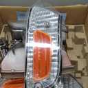 Headlights Assembly Fit For 1998-2011 Ford Crown Victoria 98 99 00 01 02 03 04 05 06 07 08 09 10 11 Ford Crown Victoria w/Corner Headlamp Replacement (Chrome Housing Amber Reflector) (Original Equipment Style)