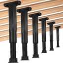 6Pcs 8.2"-15" Bed Support Legs,Adjustable Bed Legs,Durable Bed Frame Leg for King Queen Beds Slats,Plastic Furniture Leg Replacement,for Frame Cabinet and Wooden Furniture