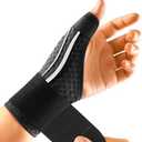 FREETOO Stable Thumb Brace for Arthritis Pain and Support, Thumb Spica Splint Right Hand Left Hand for Trigger Thumb, Wrist Brace with Thumb Support for Tendonitis,Sprain,carpal tunnel,White Right L