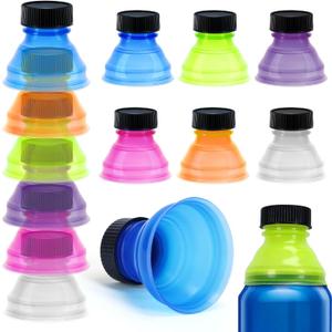 12 Pack Can Covers,Reusable Pop Can Bottle Tops Lids for Soda Carbonated Drink Beer Energy Drinks Juice Seltzer,Picnic Beach Gathering Party Accessories