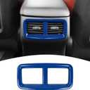 for Challenger Rear Air Vent Cover Trim Fit for Dodge Challenger 2015 up Blue Interior Accessories 1pcs