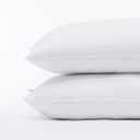 2 x Serta Power Chill Cooling Pillow Protectors, Stain Resistant and Zippered Pillow Protector, Protects Pillow from Dust and Dirt, King, White, 2 Count ( Pack of 1)