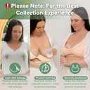 haakaa Petal Soft Silicone Milk CollectorDiscreet Leak-Protection Breast Milk Saver, Reusable Breast Shells Milk Collection Cup for Breastfeeding with Cleaning Brush- 2PCS