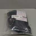 ToyoTress Peek-a-boo Color Bob Wig With Bangs - 8 Inch Black Mix Burgundy Wine Red Blunt Cut Bob Wigs For Black Women, Short Straight Light Yaki Synthetic Daily Costume Cosplay Wigs (8 Inch, SH/Burg)