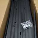 Architectural Mailboxes Arlington Heavy duty Steel Metal Post Mounted Mail Box for outside, Black, Large USPS Approved Curbside Mailbox