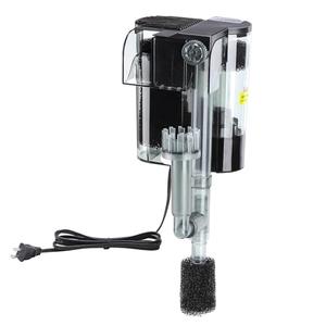 hygger Hang On Back Aquarium Filter, Small Fish Tank Filter Waterfall Filtration System, Adjustable Water Flow with Surface Skimmer, Replaceable Sponge Quiet Hanging Filter for Tank 10~20 Gal