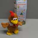 Hopearl Talking Chicken Repeats What You Say Walking Chick Electric Interactive Animated Toy Speaking Plush Buddy Gifts for Toddlers Thanksgiving Day, 9''