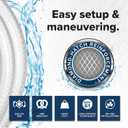 Camco Taste PURE 10-Ft Water Hose - RV Drinking Water Hose Contains No Lead, No BPA & No Phthalate - Features Diamond-Hatch Reinforced PVC Design - 1/2” Inside Diameter, Made in the USA (22743)