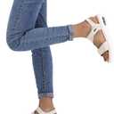 mysoft Women's Comfortable Walking Sandals Platform Wedge Ankle Strap Size 11