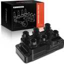 A-Premium Engine Ignition Coil Packs Compatible with Ford F-150 1998-2000 Mustang Ranger Windstar Mazda MPV Cougar Mystique