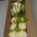 Silk Ranunculus Bouquets for Decor, 6 Pcs Champagne Artificial Flowers Faux Ranunculus, 11 Inch Artificial Ranunculus Flowers for Bridal Shower, Valentine's Day, Birthday, Floral Centerpieces