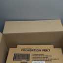 8" x 16" Automatic Foundation Vent for Ventilating Crawl Space Replacement Auto Air Vent, Brown, 2 Pack