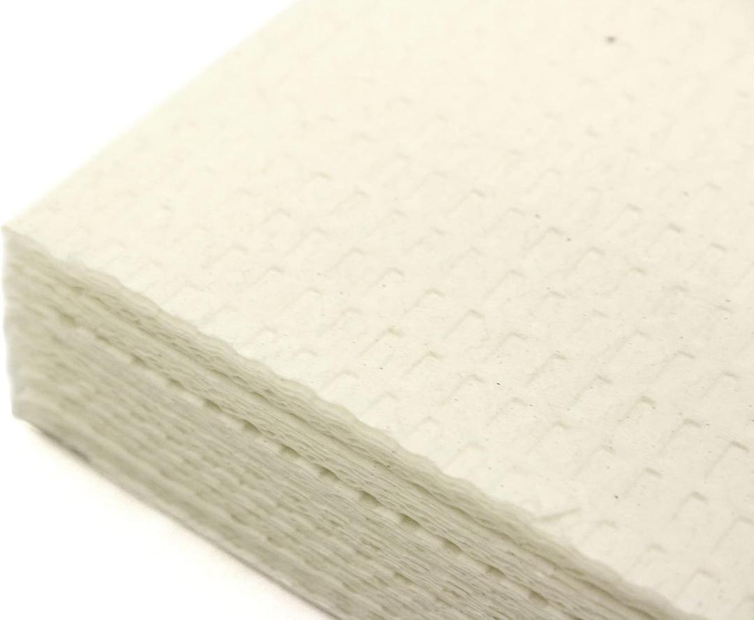 67015 White 13-Inch by 18-Inch Baby Table Liner 9Pcs