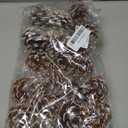 24PCS Christmas Natural Pine Cones,Rustic Pinecones with String for Crafts & Decorating Winter Xmax Holidays Vase and Table Bowl Fillers(Dia. 1.57-1.96 Inches) (White)