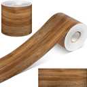 Zonon 65 Feet Wood Grain Classroom Bulletin Board Borders 1 Roll of Brown Bulletin Board Straight Borders Trim for Back to School Classroom School Decoration Whiteboard