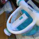 Ingenuity My Bath Seat for Sit-Up Baby Bathing, Sure & Secure Suction Cups, ASTM Safety Tested & Approved, Backrest for Assisted Sitting, Easy Setup & Storage, Aqua