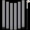 4 inches 6 Pack Borosilicate Glass Tubes,
