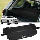 FARBIN Trunk Cargo Cover for Jeep Cherokee 2019 2020 2021 2022 2023 2.0L 2.4L 3.2L, Retractable Trunk Cover Shield Shade Privacy Security Screen (for 2019-2023 Jeep Cherokee Canvas Extra Clips)