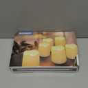 SHYMERY Flameless Votive Candles,Flameless Flickering Electric Fake Candle,24 Pack 200+Hour Battery Operated LED Tea Lights in Warm White for Wedding, Table, Halloween,Christmas Decorations 1.5"X1.7"