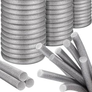 Tondiamo Caulk Saver Foam Backer Rod Gap Filler Concrete Rope Caulk Gray Sealant Backing Rod for Fence Wall Gap Floor Window Door Windproof Home Repairing(3/4 Inch x 30 Ft)
