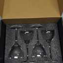 Nick and Nora Cocktail Glasses, 5.8Oz Hand Blown Martini Glasses Set of 4, 100% Lead-Free Crystal Coupe Glassware, Small Cocktail Glasses for Manhattan, Cosmopolitan, Espresso with Gift Box