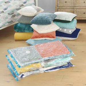 Whitmor Spacemaker Vacuum Bags Large Clear 3pc