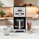 Cuisinart Coffee Maker, Personal Brew, Programmable, 12-Cup, DCC-12
Automatic coffee machine for home brewing convenience, adjustable brew strength, stainless steel/black