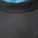 Womens Summer Sun Hat Beach Hat Wide Brim Outdoor UV Protection Hat Foldable Cool Mesh Ponytail Bucket Hat (6-7, Sky Blue-gray)