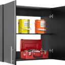 Prepac Elite 32 inch Wall Cabinet, Black (32" W x 30" H x 12" D)