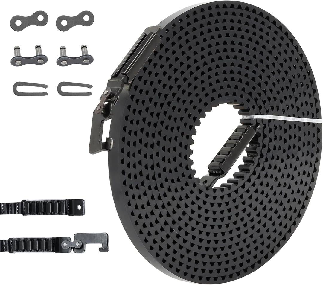 41A5434-14A Drive Belt 306'' for 10FT Garage Door Opener, 041A5434-14A Formula 1 Belt Assembly Replacement Compatible with liftmaster/Chamberlain/Whisper Belt Drive Garage Door Openers