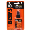 Ben’s 100% DEET Tick & Insect Repellent 1.25 oz. Pump Spray – 100 Percent DEET Bug Spray Travel Size Best Insect Repellent Last 10 Hours Repels Mosquitoes, Ticks, Black Flies, Chiggers, Midges, & More