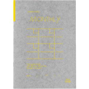 Undated Monthly Planner - Includes 2 Half-Year Spreads, 12 Monthly Spreads, 3 Extra Grid Pages - Made in Japan