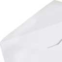Amazon Basics #10 Business Letter Envelopes with Gummed Seal, No Tint, White, 500-Pack