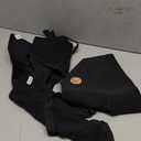 Supet Dog Rear Leg Sleeve to Stop Licking, TPLO Recovery Sleeve After Surgery for Post Surgery, ACL, Leg Wound Protection, with Belly Opening for Male Female Dogs(Matte Black,2XL)