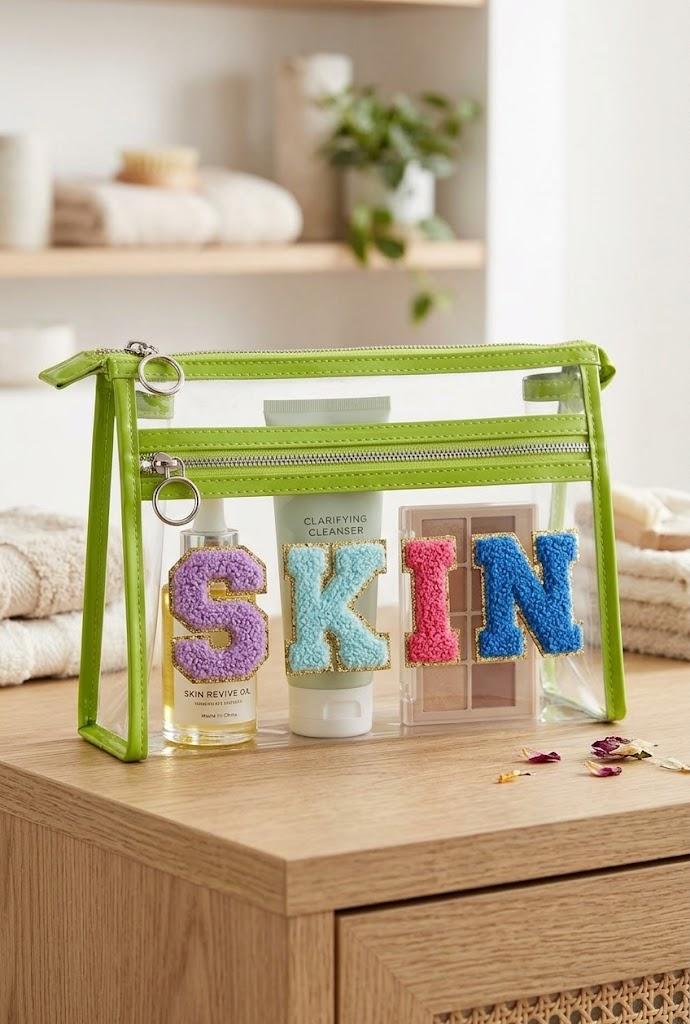 2 x Cosmetic bag
