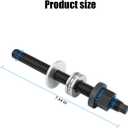 Car Harmonic Balancer Installer, Iron OEM# 551141 Vehicle LS Engines Crank Pulley Installation Tool, Automitive Crank Pulley Install Tool Accessories, Compatible with LS1 LS2 LS3