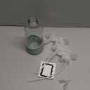 HOMBYS 8 Oz Empty Clear Glass Spray Bottles with Silicone Sleeve Protection Refillable Containers for Cleaning Solutions, Essential Oils, Misting Plants - Quality Sprayer - 1 Pack Boston Bottles (Army Green)