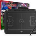 13.5 Inch LCD Basketball Coaching Board, Electronic Tactical Training Board Basketball Coach Board Football Coaching Equipment/Accessories Soccer Coach Gifts For Men Education Supplies Gift (Black)